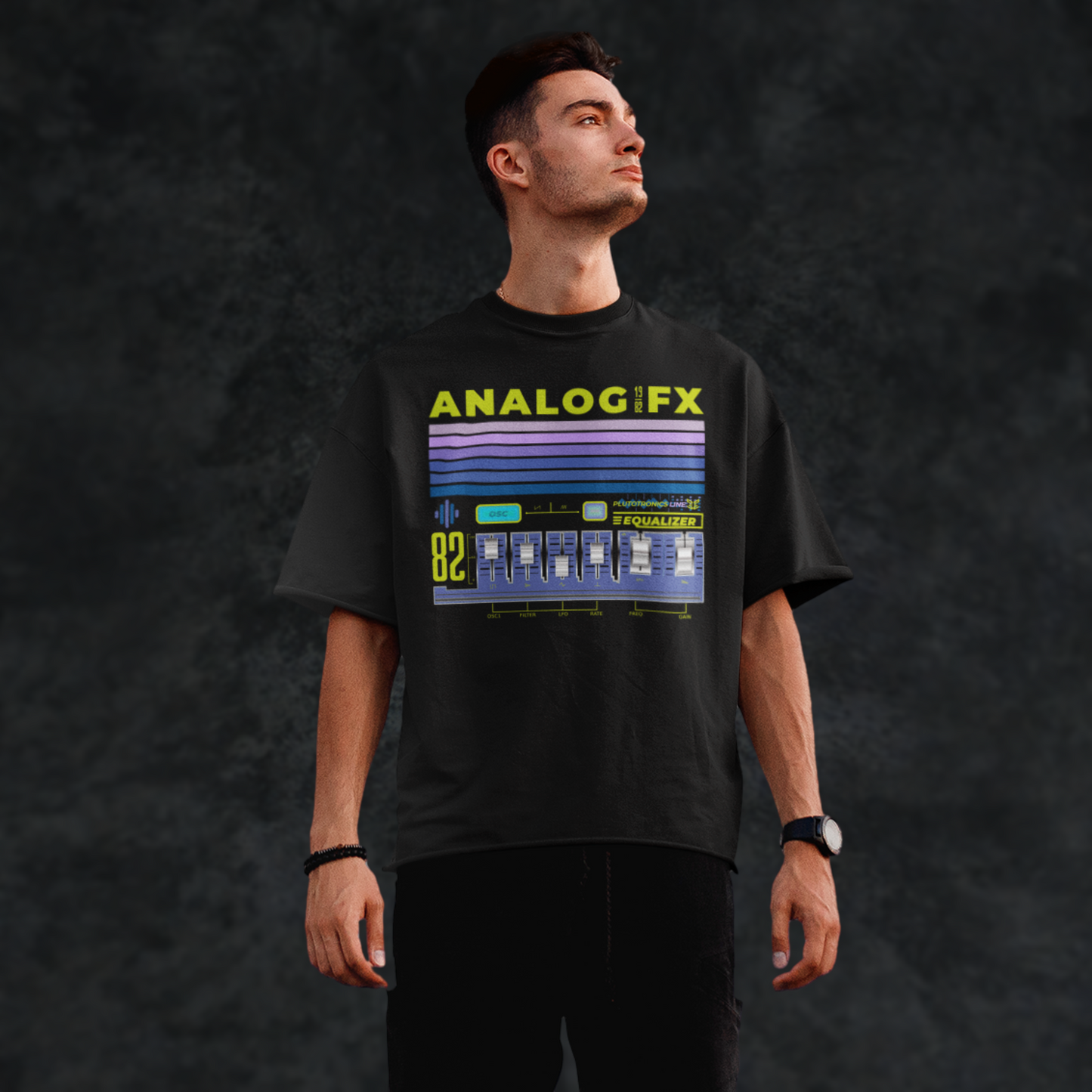 ANALOG FX Neon Pulse - Mastering Tee