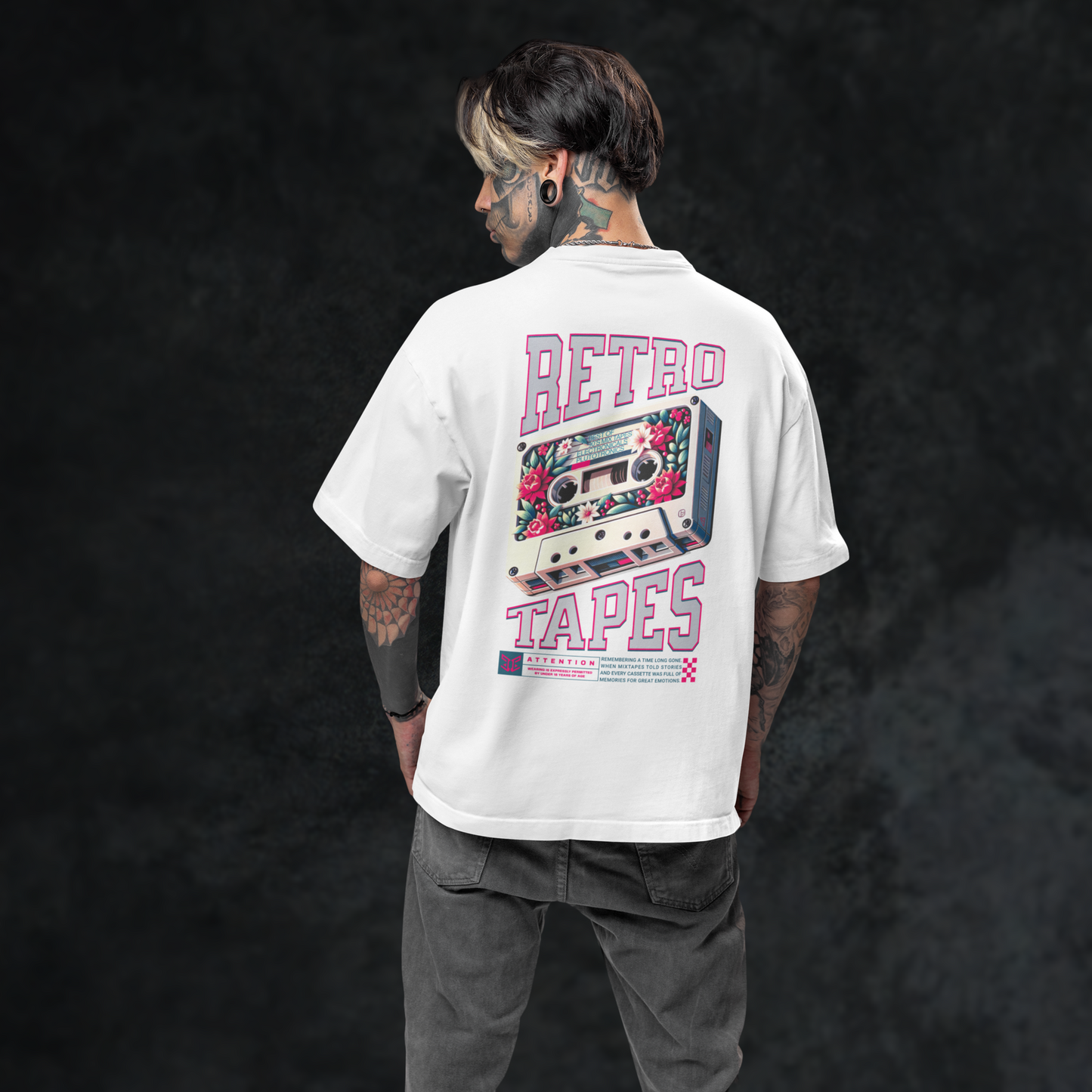 RETRO TAPES - Artist Tee (Backprint)
