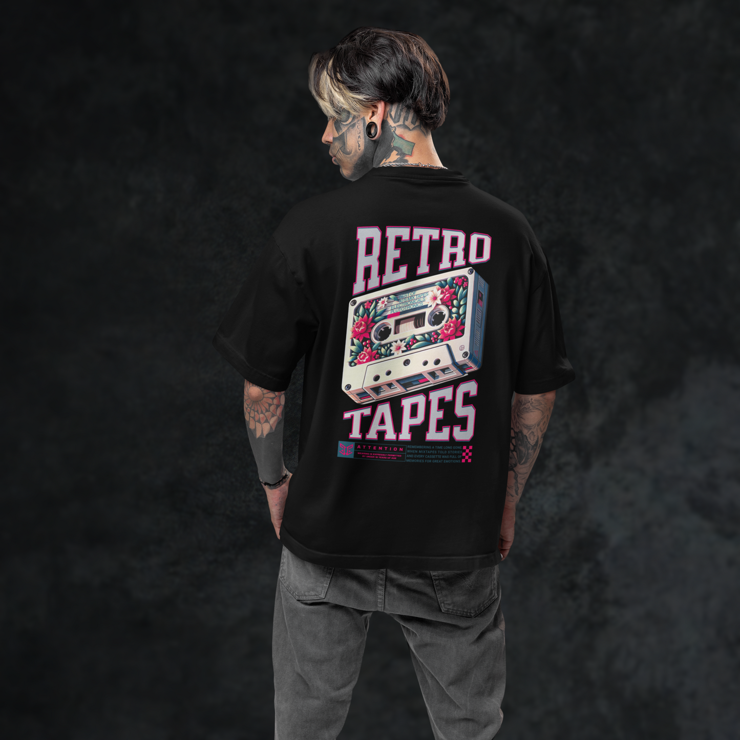 RETRO TAPES - Artist Tee (Backprint)