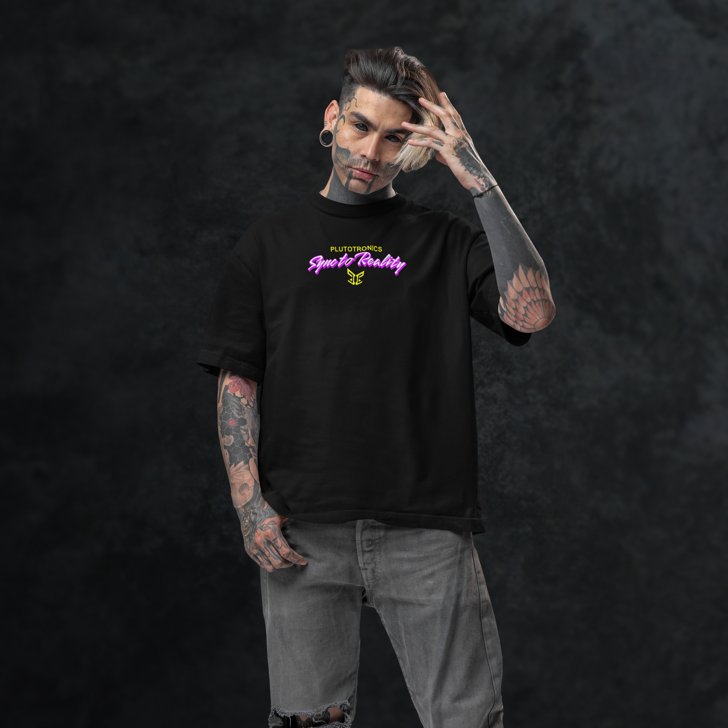 SYNC TO REALITY - Mastering Tee (Backprint)