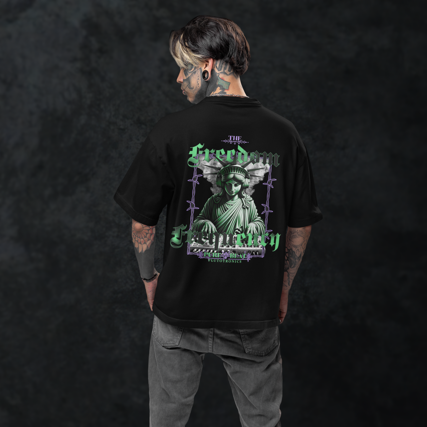 THE FREEDOM FREQENCY - Mastering Tee (Backprint)