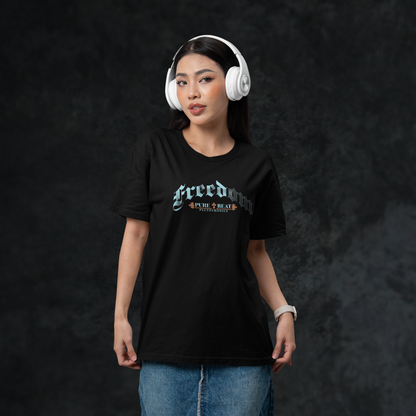 UNBROKEN FREEDOM FREQENCY - Artist Tee (Backprint)