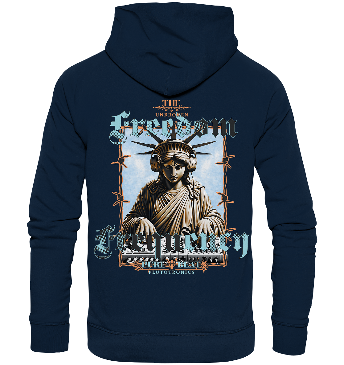 UNBROKEN FREEDOM FREQENCY - Studio Cut Hoodie (Backprint)