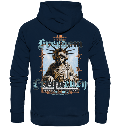 UNBROKEN FREEDOM FREQENCY - Studio Cut Hoodie (Backprint)