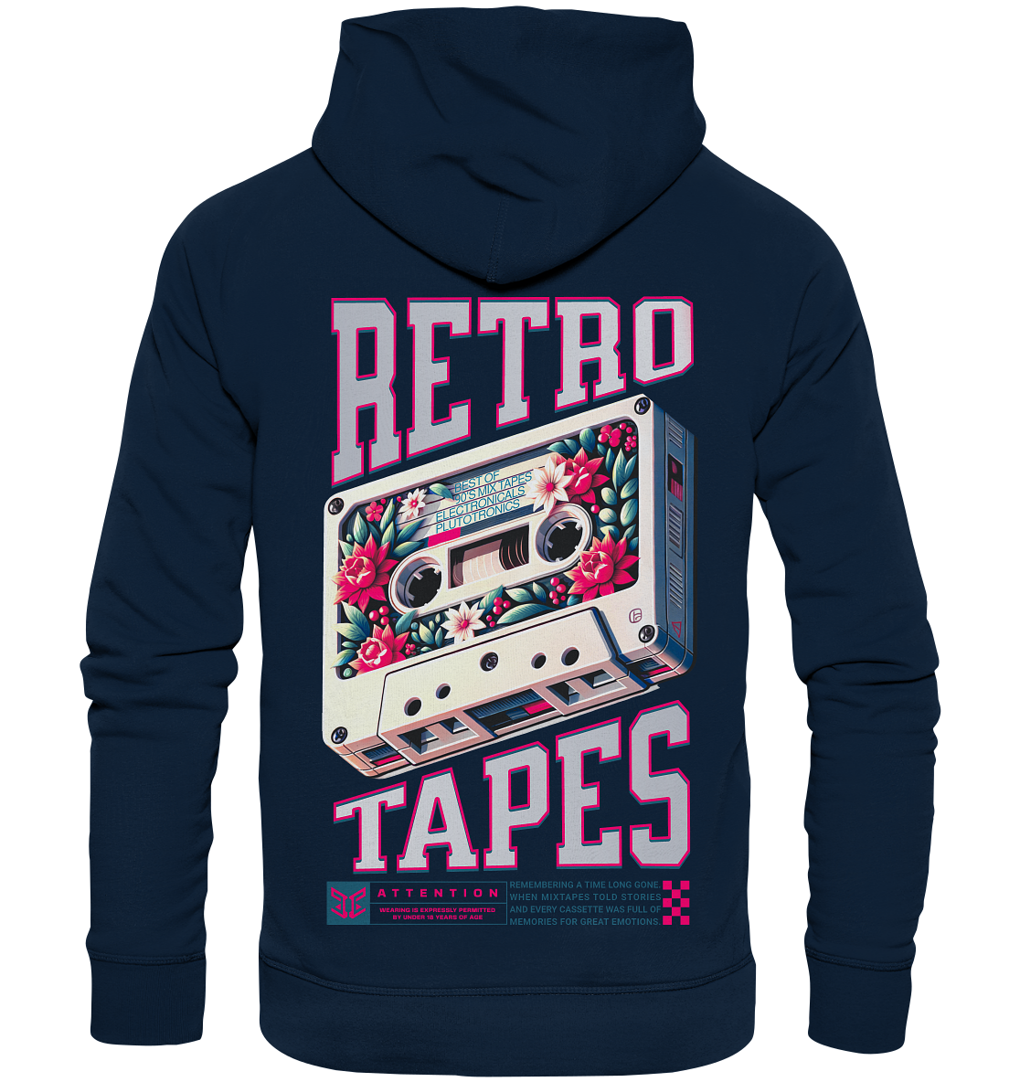 RETRO TAPES - Studio Cut Hoodie (Backprint)