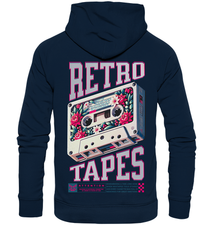 RETRO TAPES - Studio Cut Hoodie (Backprint)