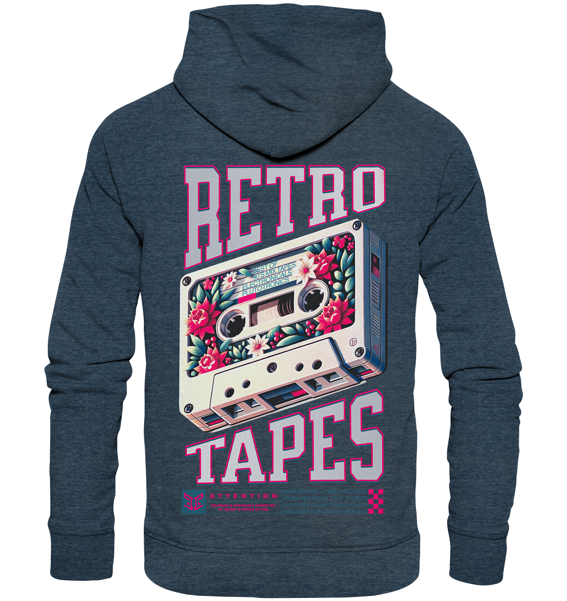 RETRO TAPES - Studio Cut Hoodie (Backprint)