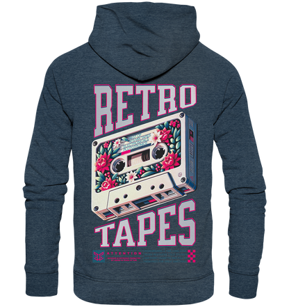 RETRO TAPES - Studio Cut Hoodie (Backprint)