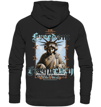 UNBROKEN FREEDOM FREQENCY - Studio Cut Hoodie (Backprint)