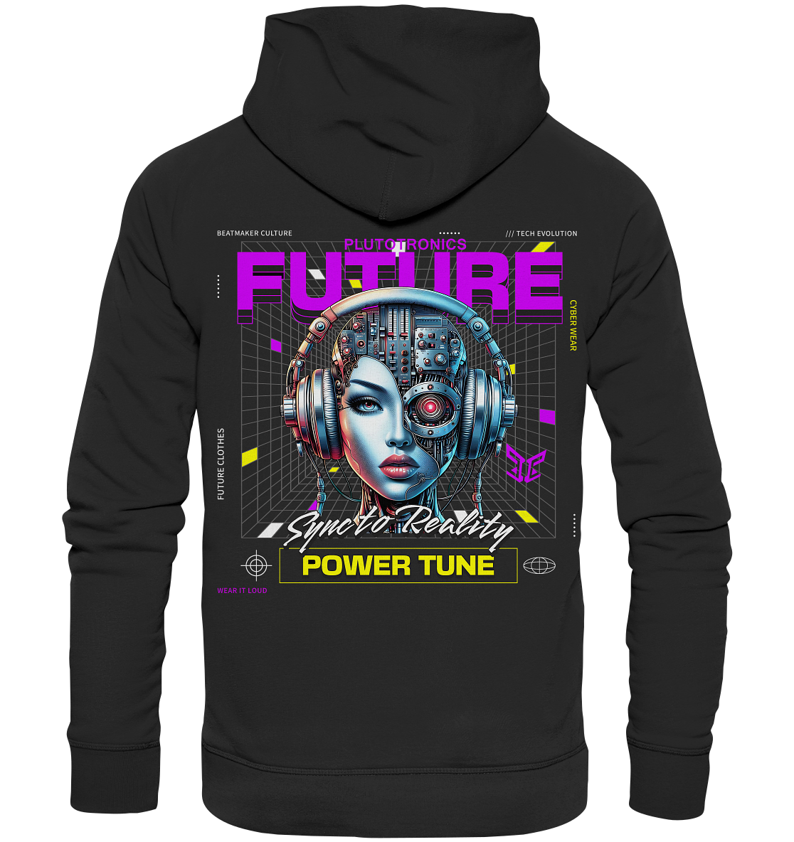 SYNC TO REALITY - Studio Cut Hoodie (Backprint)