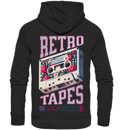 RETRO TAPES - Studio Cut Hoodie (Backprint)