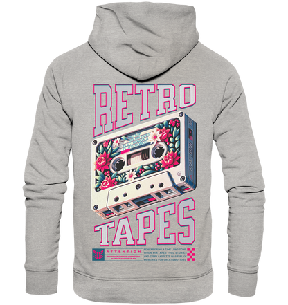 RETRO TAPES - Studio Cut Hoodie (Backprint)