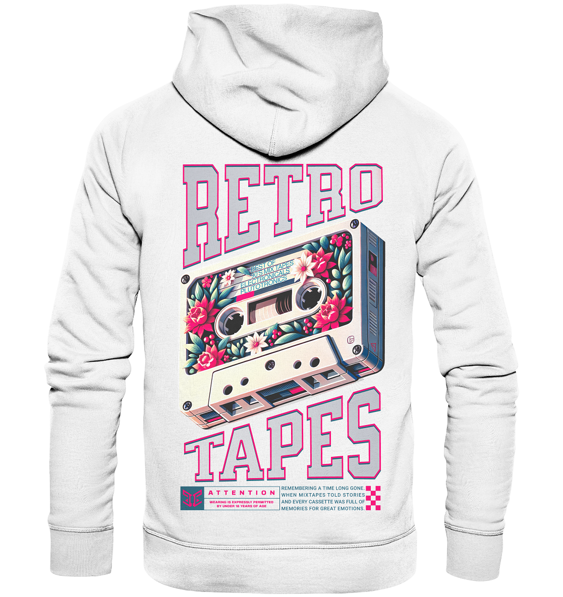 RETRO TAPES - Studio Cut Hoodie (Backprint)