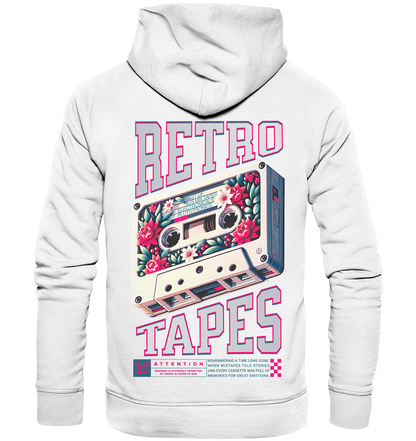 RETRO TAPES - Studio Cut Hoodie (Backprint)