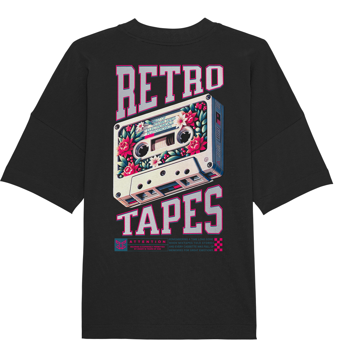 RETRO TAPES - Artist Tee (Backprint)