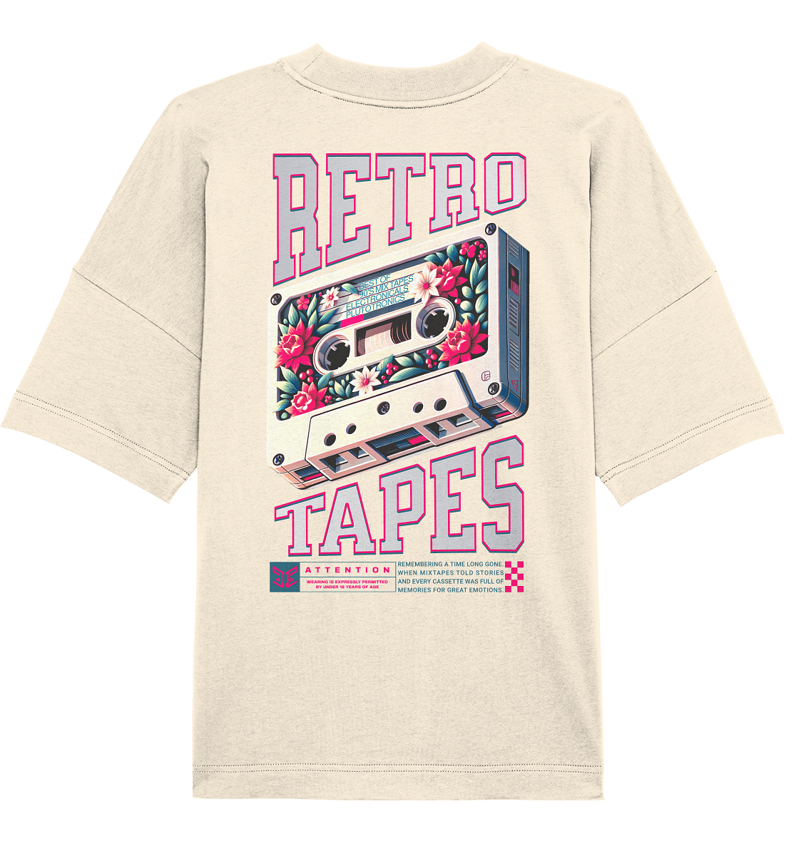 RETRO TAPES - Artist Tee (Backprint)