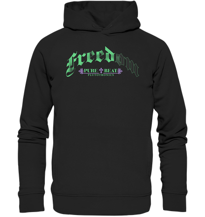 THE FREEDOM FREQENCY - Studio Cut Hoodie (Backprint)