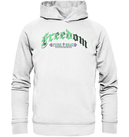 THE FREEDOM FREQENCY - Studio Cut Hoodie (Backprint)